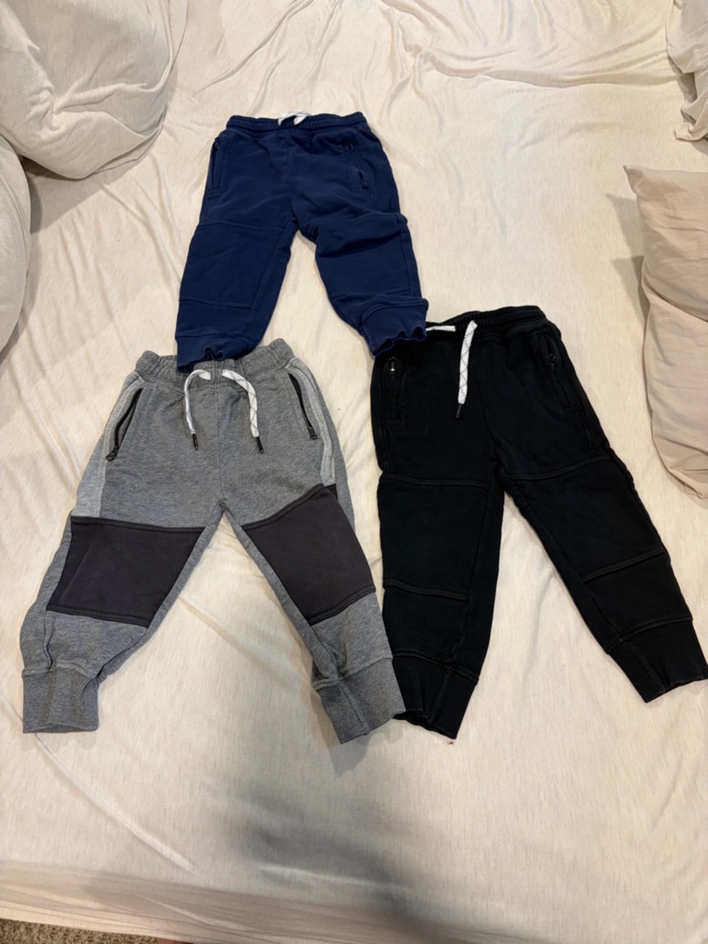 Hanna Andersson Kids Jogger Pants - Navy, Black & Gray